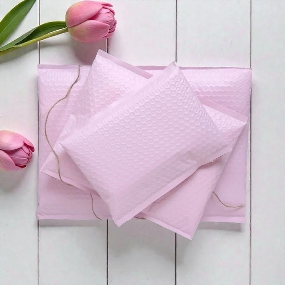 Pink 10.5”x16” Poly Bubble Mailer - Picture 4 of 6